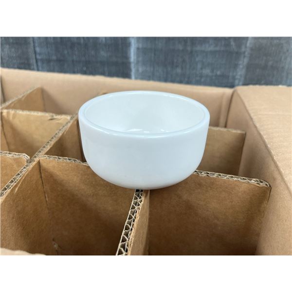 3-3/4oz Plain White Dippers, Dudson 3PLW744X - Lot of 12