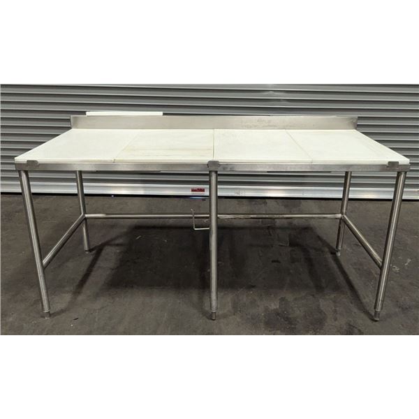 Franesse 72" Custom Butcher Table W/Knife Racks