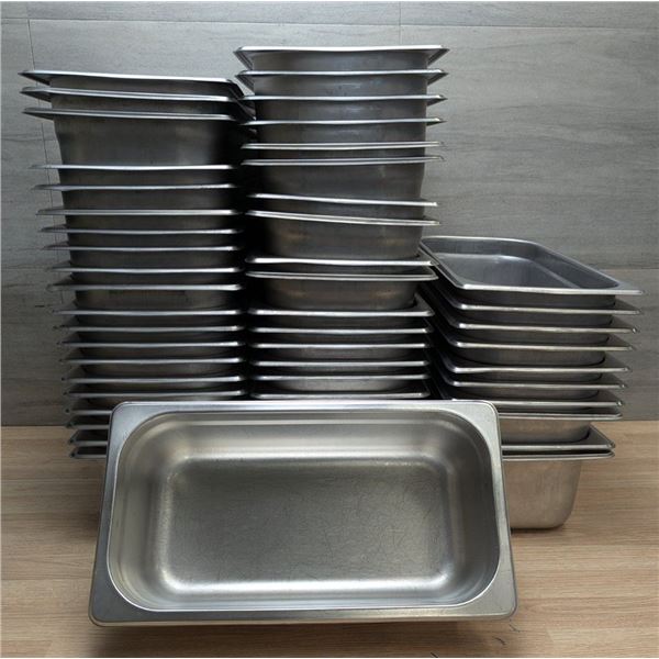 5L Stainless Steel Gelato/Ice Cream  Pans - Lot of 50