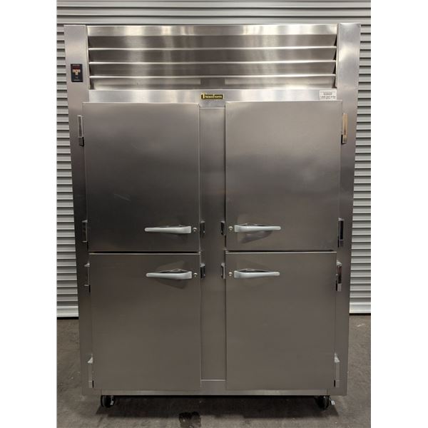 Traulsen AHT232WUT-HHS Spec-Line 58" 2-Section Stainless Cooler W/4 Doors