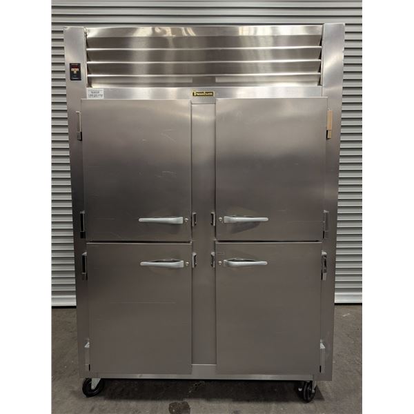 Traulsen AHT232WUT-HHS Spec-Line 58" 2-Section Stainless Cooler W/4 Doors