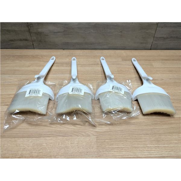 3" Straight Pastry Brushes, Johnson-Rose 3931 - Lot of 4