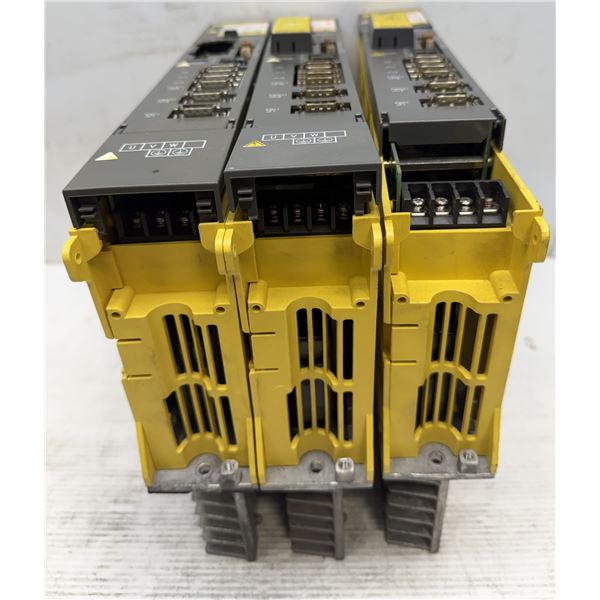 (3) Fanuc #A06B-6079-H104 Servo Amplifier Modules