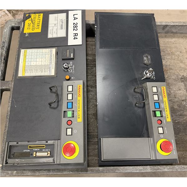 Lot of (2) Fanuc #A05B-2452-C161 & #A05B-2452-C151 Operator's Panel