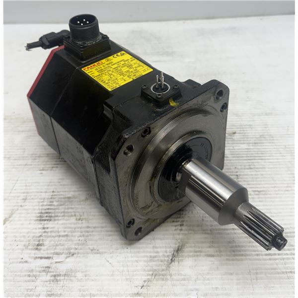 Fanuc #A06B-0235-B605#S000 AC Servo Motor w/Encoder