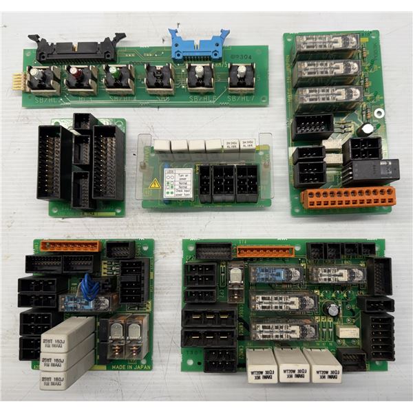 Lot of (6) Assorted Fanuc Circuit Boards