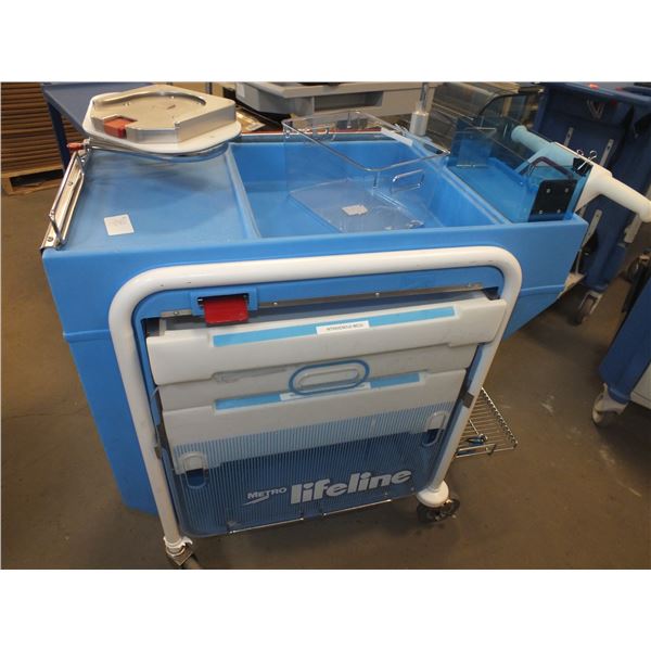 Plastic Tool Cart On Wheels