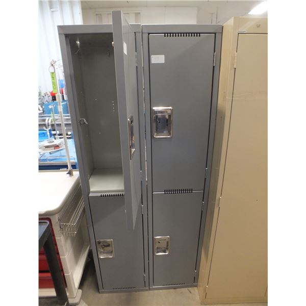 Two Banks of Lockers