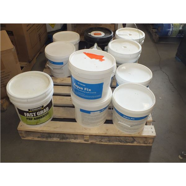 Mixed Pallet Of Adhesive & Aqua Fix