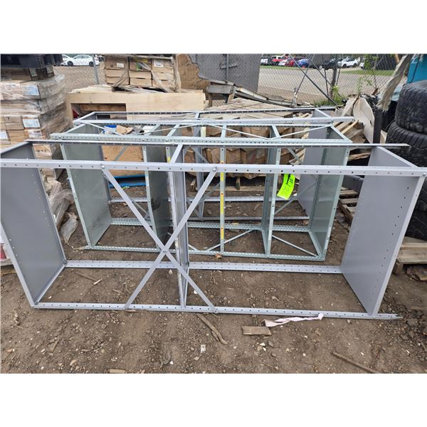 3 Metal Storage Shelves