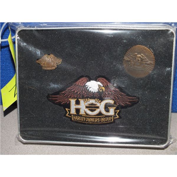 Harley Davidson Patch & Pin Set