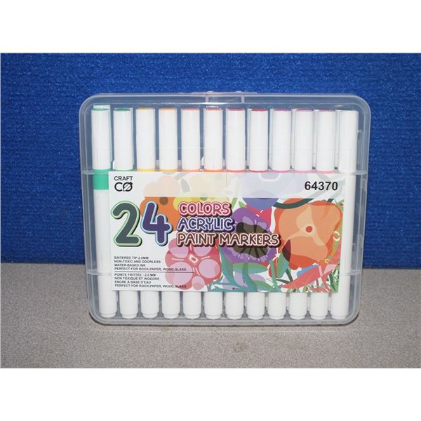 Two 24pc Sets Of Acrylic Paint Markers