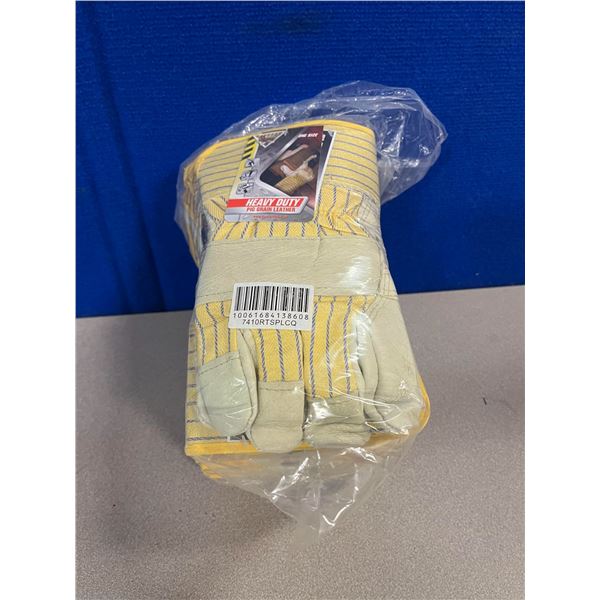 12 Pairs Of Fleeced Lined Work Gloves