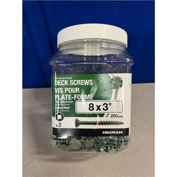 6 Tins Of 8x3" Deck Screws