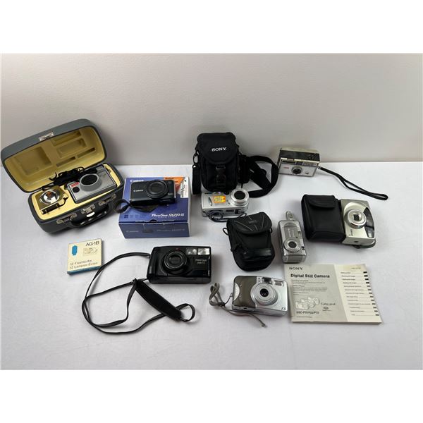 Variety of Film & Digital Cameras