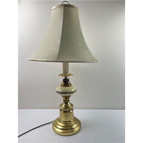 White & Gold Table Lamp