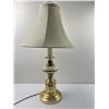Image 1 : White & Gold Table Lamp