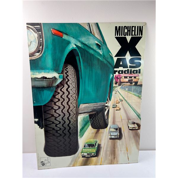 Michelin X As Radial Tin Poster