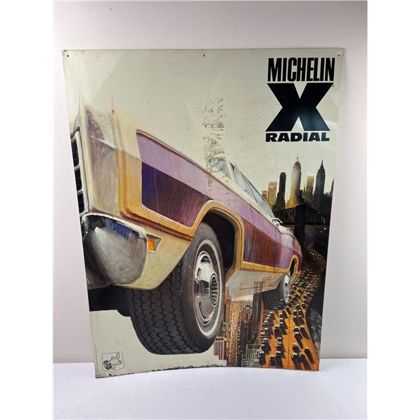 Michelin X Radial Tin Poster