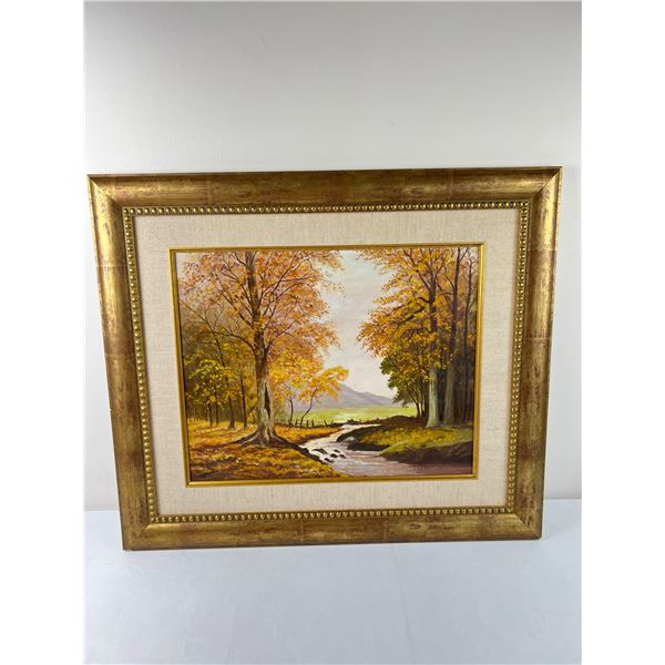 Original Autumn Forest Painting