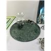 Image 3 : Pewter & Glass Kitchen Decor
