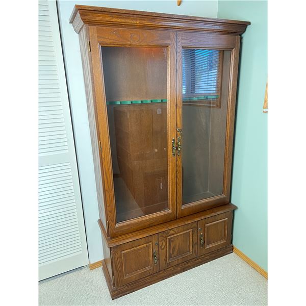 Wooden Firearm Display Cabinet
