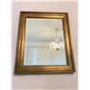 Image 1 : Wall Mirror with a Metallic Gold Frame