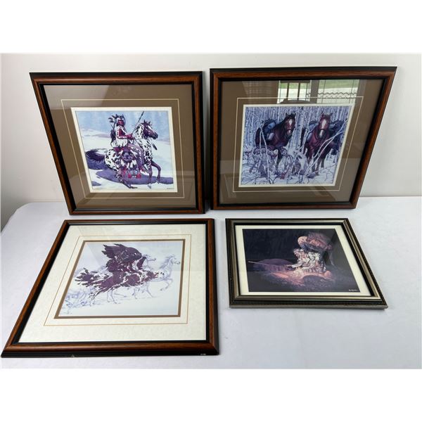 Framed Horse Artwork