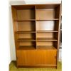 Image 1 : Vintage Bookshelf with Sliding Doors