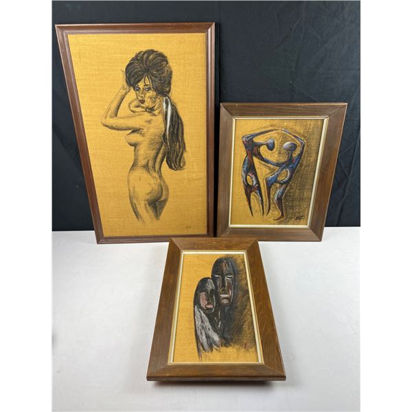 Burlap Artwork