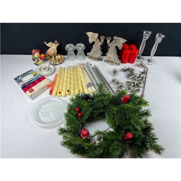 Christmas Candles & Decor