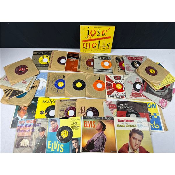 Record Lot Featuring Elvis Presley