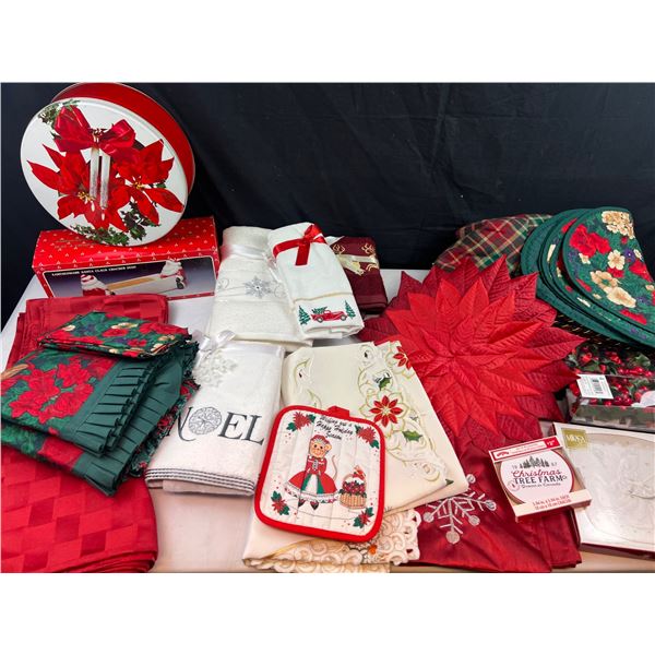 Christmas Linens and Kitchenware