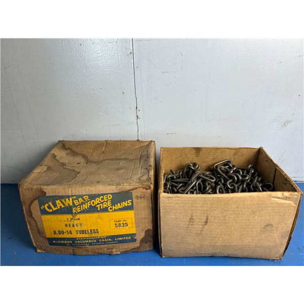 "Claw" Bar Reinforced Tire Chains