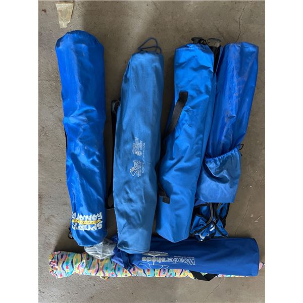 Camping Chiars and Beach Umbrellas
