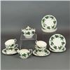Image 1 : 14pc Wedgwood Napoleon Ivy Pattern, Tea Service for 4
