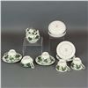 Image 2 : 14pc Wedgwood Napoleon Ivy Pattern, Tea Service for 4