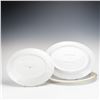 Image 2 : Three Bernardaud Limoges France Graduated Oval Serving Platters, Rhapsody Porcelain