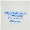 Image 3 : 12pc Bernardaud Limoges Porcelain Dinnerware Plates and Bowls, Rhapsody Pattern