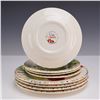 Image 3 : 8pc Gien France Cherry Pattern Plates