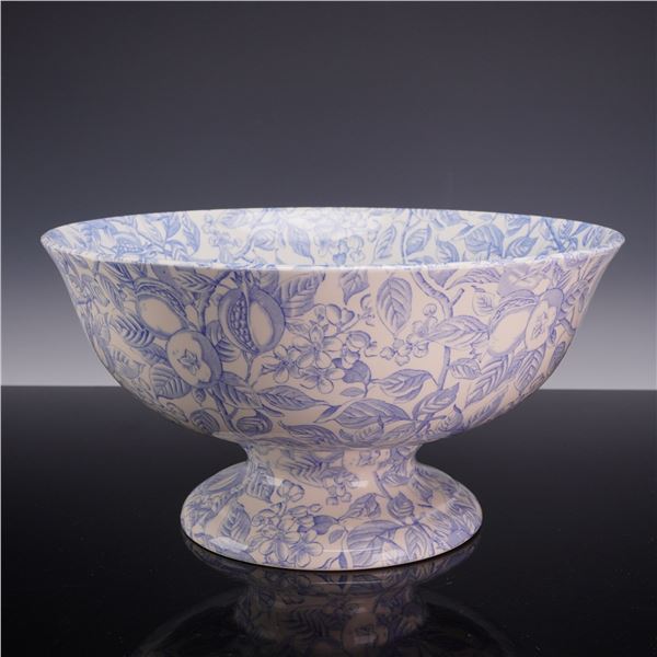Burleigh Pomegranate Pattern Footed Center Bowl