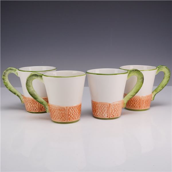 4pc Vietri Italian Mugs, Oasi
