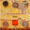 Image 3 : Royal Canadian Mint 1999 Millennium Quarter Coin Framed Set