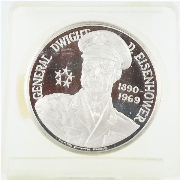 Eisenhower / MacArthur Commemorative Silver Medal by Medallic Art Co.