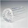 Image 3 : 6pc Lead Crystal Highball Glasses with Vertical Mitered Cuts