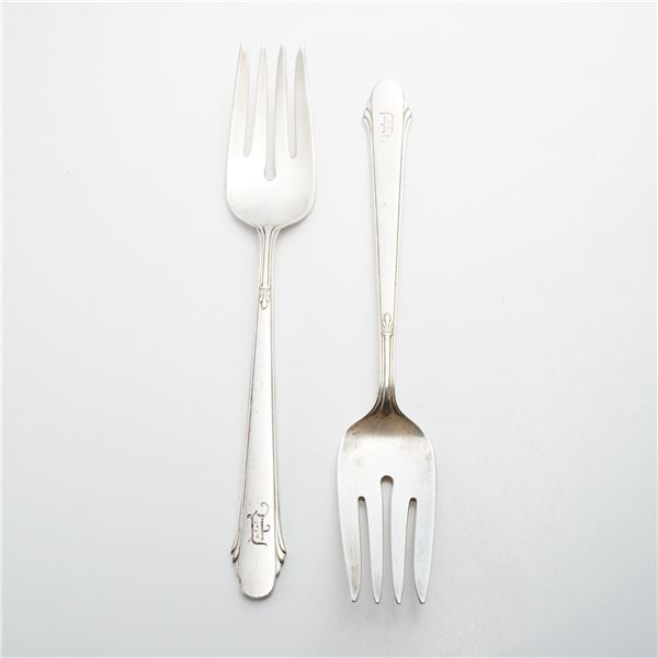 Pair of Gorham Sterling Silver Forks, Hunt Club Pattern