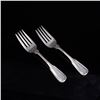 Image 1 : A Pair of Frank W. Smith Silver Co. Sterling Silver Forks in the Fiddle Thread Pattern