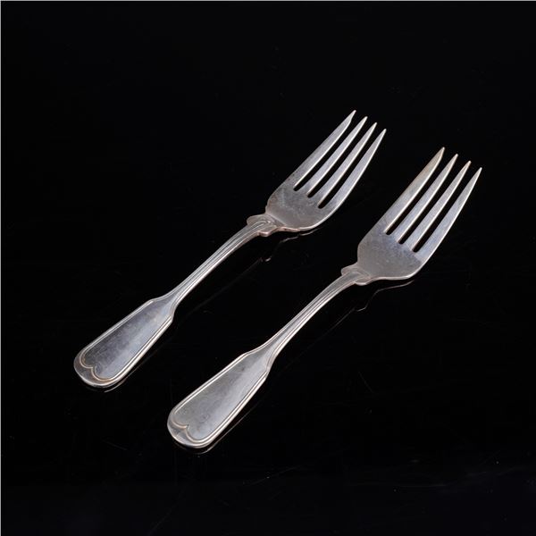 A Pair of Frank W. Smith Silver Co. Sterling Silver Salad Forks