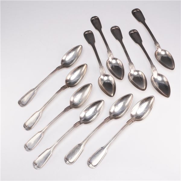 11pc 800 Silver Teaspoons