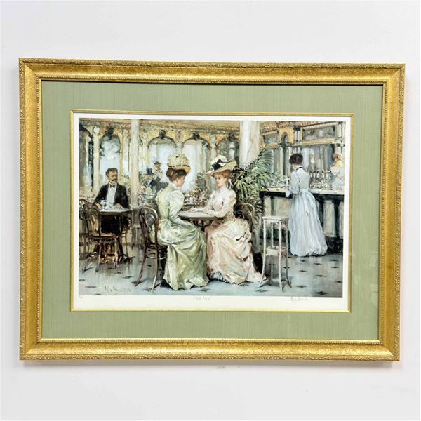 Alan Maley (English, 1931-1995), Limited Edition Lithograph Print, Tell Me, Signed